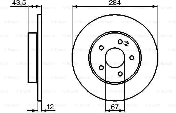 Brake Disc 0986478262 - image 5