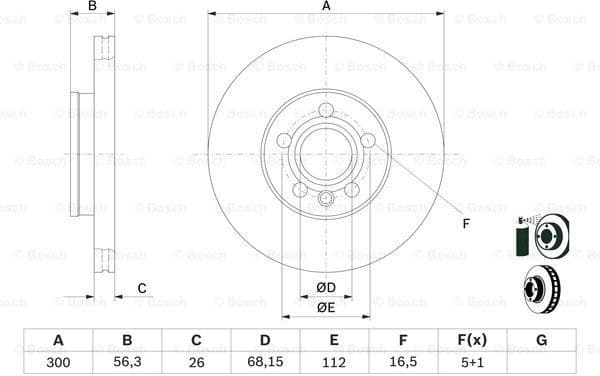 Brake Disc 0986479037 - image 5