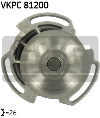 Water Pump, engine cooling VKPC 81200