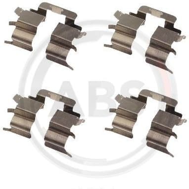 Accessory Kit, disc brake pad 1277Q