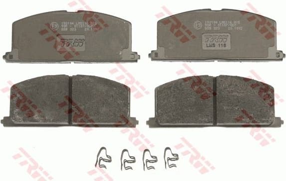 Brake Pad Set, disc brake COTEC GDB323 - image 2