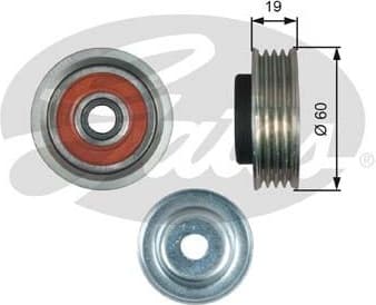 Tensioner Pulley, V-ribbed belt DriveAlign™ T39181