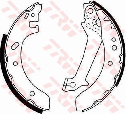 Brake Shoe Set GS8607