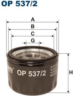 Oil Filter OP537/2