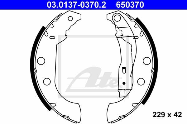 Brake Shoe Set 03.0137-0370.2