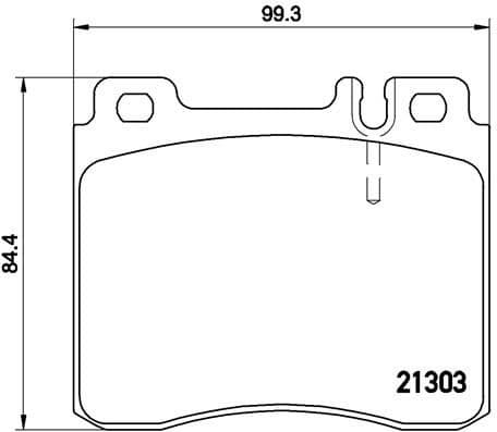 Brake Pad Set, disc brake PRIME LINE P50018