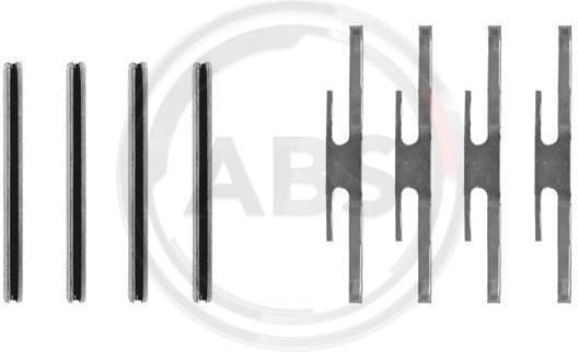 Accessory Kit, disc brake pad 0975Q