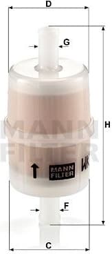 Air Filter, compressor intake WK32/7