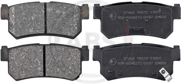 Brake Pad Set, disc brake 37460