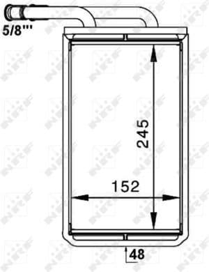 Heat Exchanger, interior heating 54234