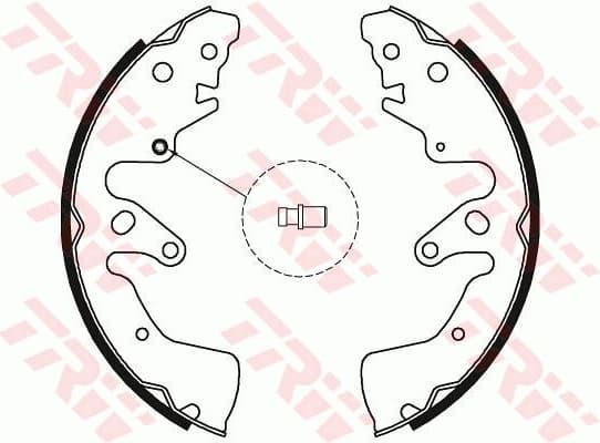 Brake Shoe Set GS8801 - image 2