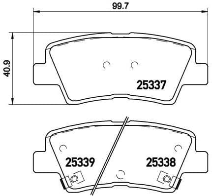 Brake Pad Set, disc brake PRIME LINE P30067