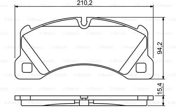 Brake Pad Set, disc brake 0986494206 - image 7