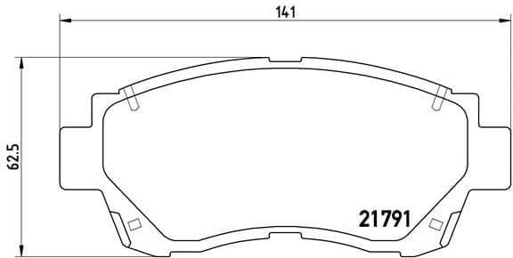 Brake Pad Set, disc brake PRIME LINE P83027