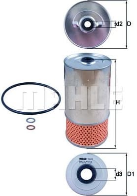Filter oil OX78D