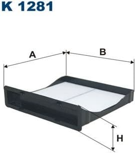Filter, cabin air K1281