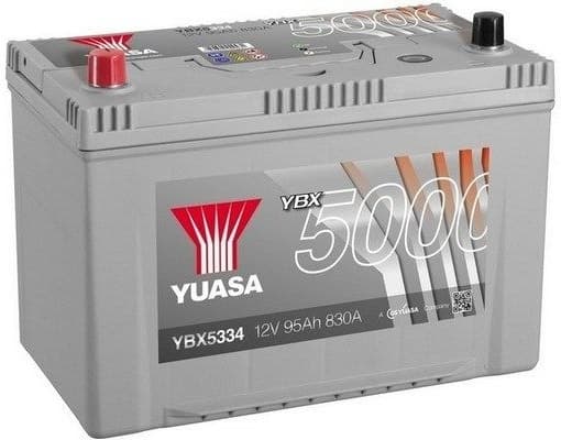 Starter Battery YBX5000 Silver High Performance SMF Batteries YBX5334