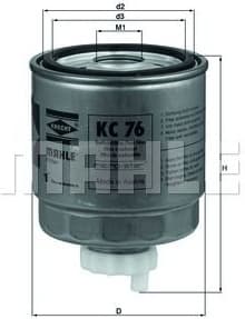 Filter diesel fuel KC76 - image 2
