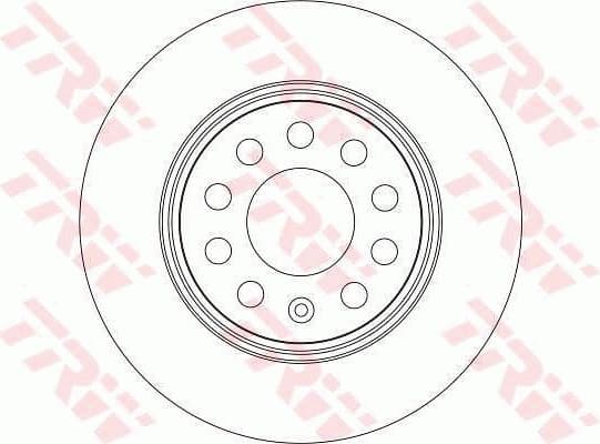 Brake discs kit front (2pcs), Top Quality DF4294 - image 4