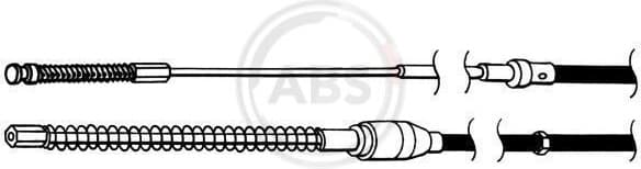 Cable Pull, parking brake K12886
