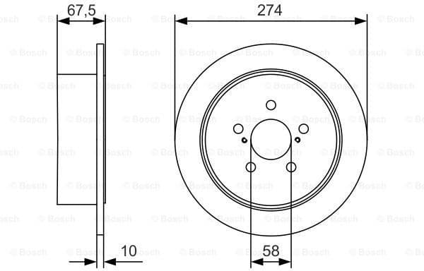 Brake Disc 0986479A82