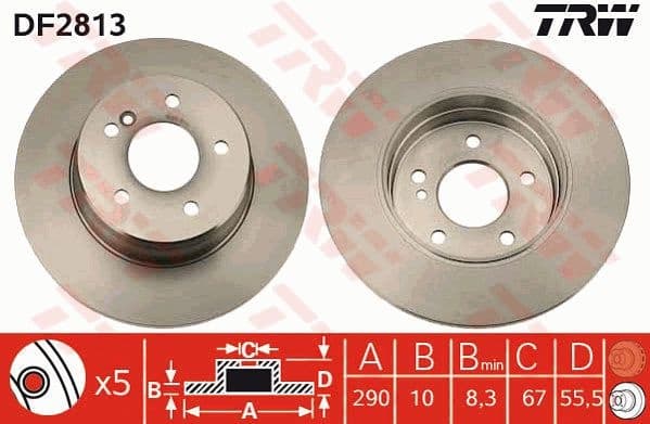 Brake Disc DF2813