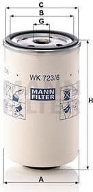 Fuel Filter WK723/6