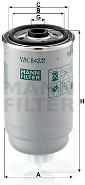 Fuel Filter WK842/2