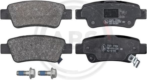 Brake Pad Set, disc brake 37651