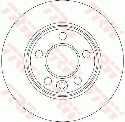 Brake discs kit rear, (2pcs), Top Quality DF4312 - image 3