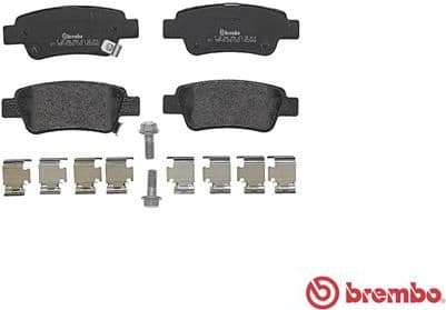 Brake pads rear, Top Quality P28046 - image 2