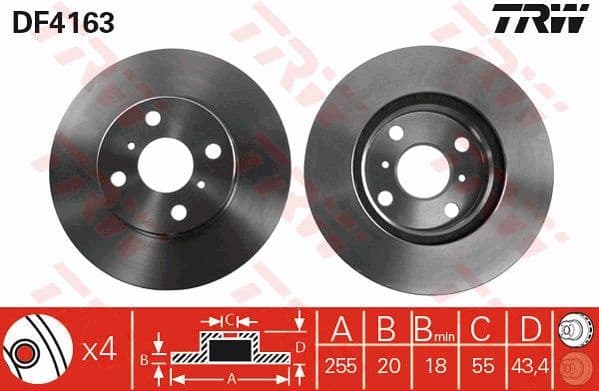 Brake Disc DF4163