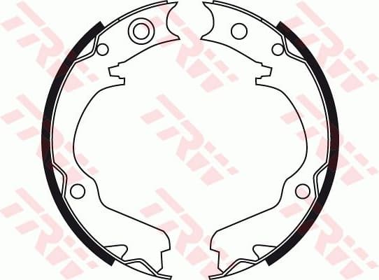 Brake Shoe Set, parking brake GS8725 - image 2