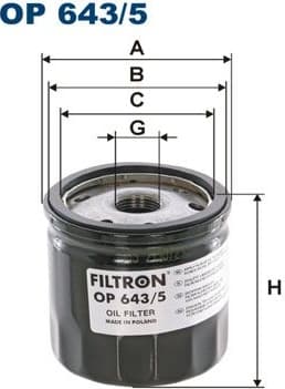 Oil Filter OP643/5