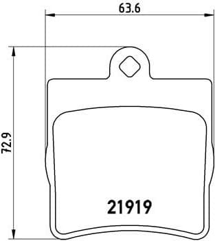 Brake Pad Set, disc brake PRIME LINE P50072