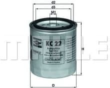 Filter diesel fuel KC22 - image 2