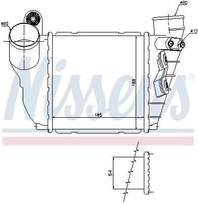 Charge Air Cooler ** FIRST FIT ** 96488