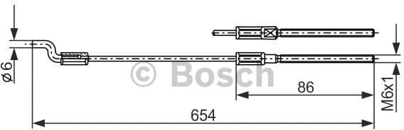 Cable Pull, parking brake 1987477833 - image 2