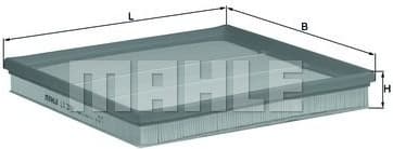 Filter air LX2881 - image 2