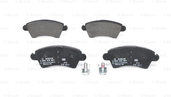 Brake Pad Set, disc brake 0986424801