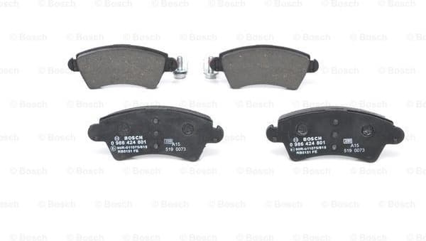 Brake Pad Set, disc brake 0986424801 - image 3