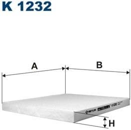 Filter, cabin air K1232