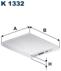 Filter, cabin air K1332