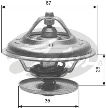 Thermostat, coolant TH11680G1