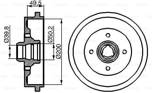 Brake Drum 0986477041 - image 2
