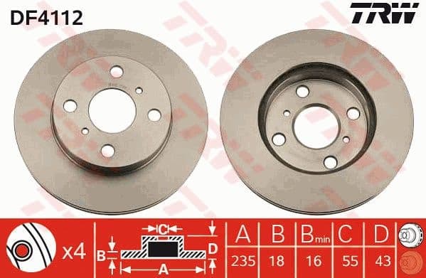 Brake Disc DF4112