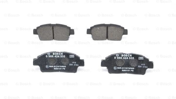 Brake Pad Set, disc brake 0986424535 - image 3