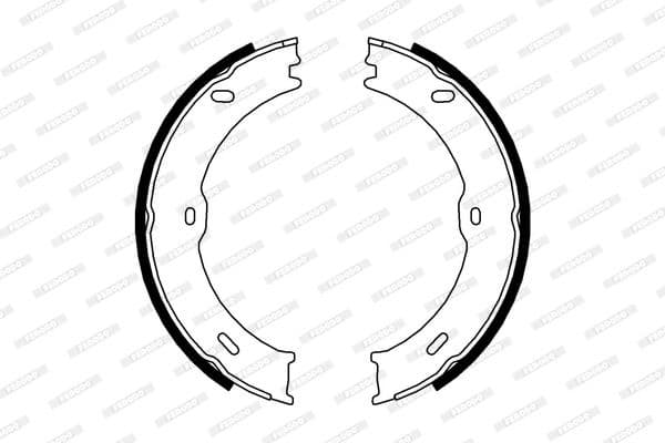 Brake shoes handbrake, Top Quality FSB4001 - image 2