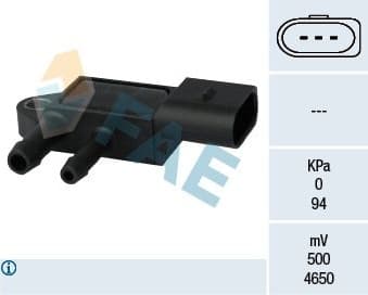Sensor, exhaust pressure 16103