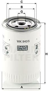 Fuel Filter WK940/5